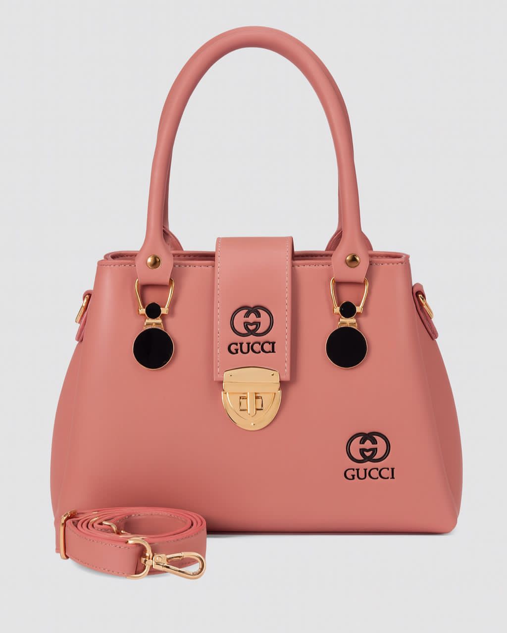 Inspired Rose Faux Leather Handbag