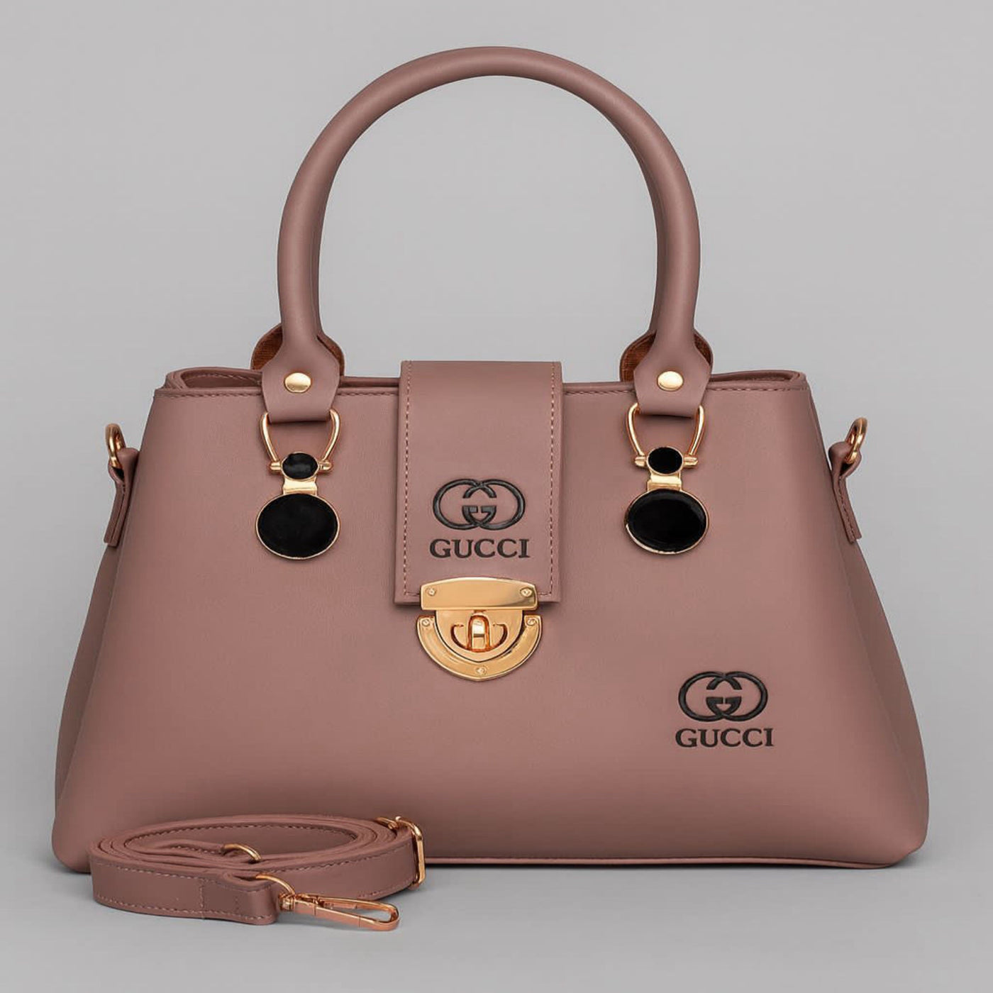 Inspired Rose Faux Leather Handbag