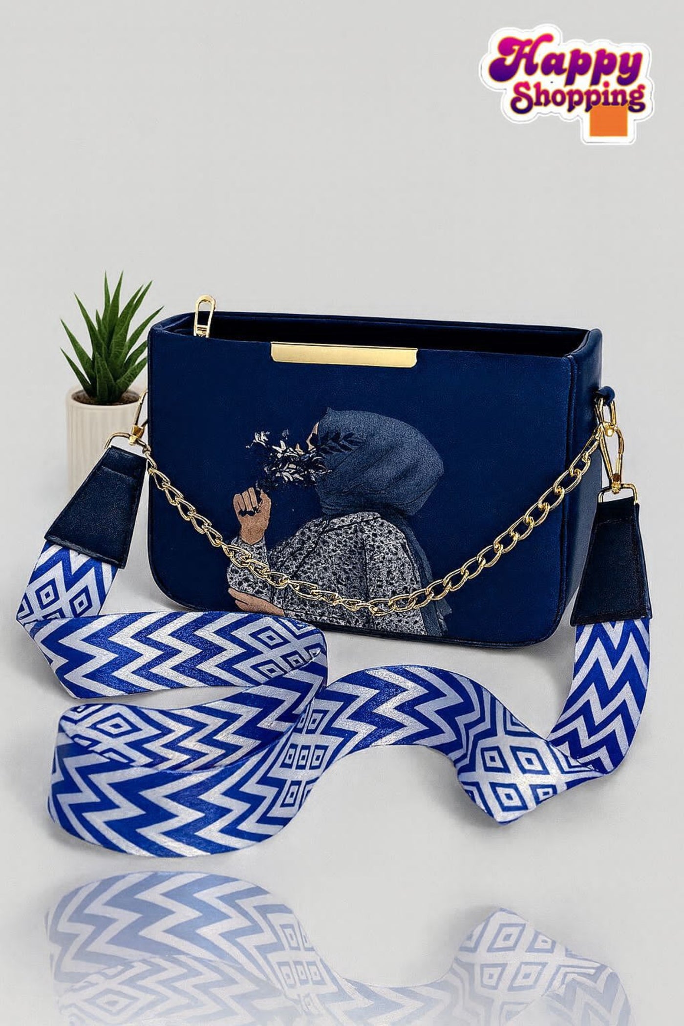 ✨ Luxury Art Printed Shoulder Bag